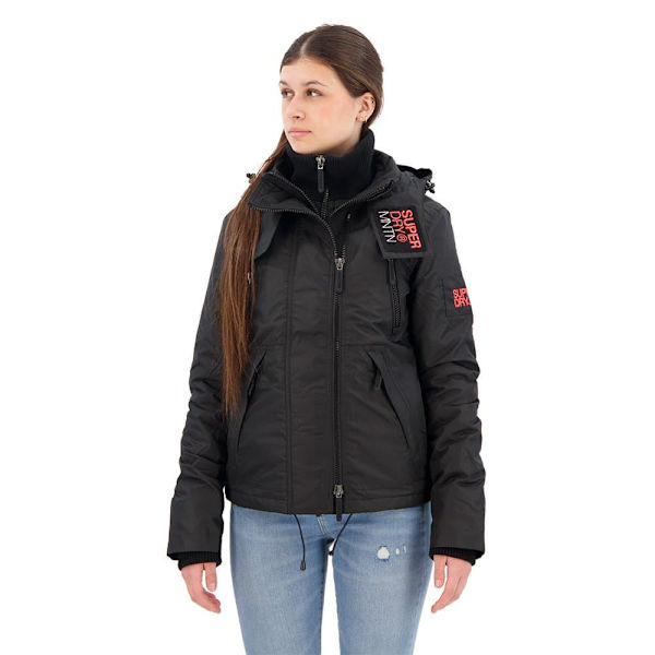 Superdry W5011652a Jakke Sort 2XS Kvinde