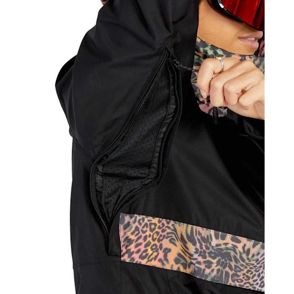 Volcom Ashfield Jacka Svart M Kvinna
