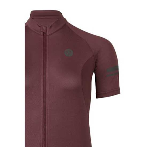 Agu Core Essential Korta ärmar Cykeltröja Brun 2XL Kvinna