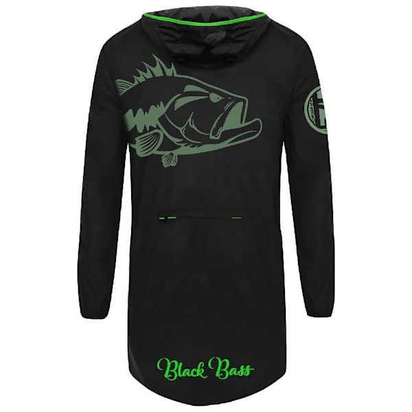 Hotspot Design Regnjakke K-way Bass Mania Sort L Mand