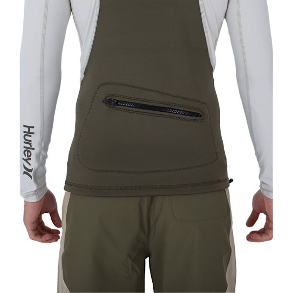 Hurley Hupullinen Lyhythihainen Surffit-paita Coast Guard Beige XL