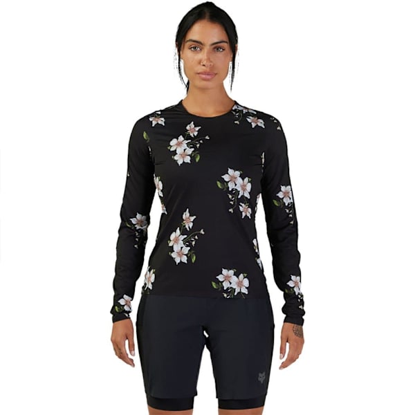 Fox Racing Mtb Flexair Ascent Dogwood T-shirt Med Lång ärm Svart XS Kvinna