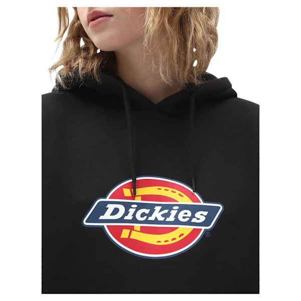 Dickies Hættetrøje Icon Logo Sort XS Kvinde