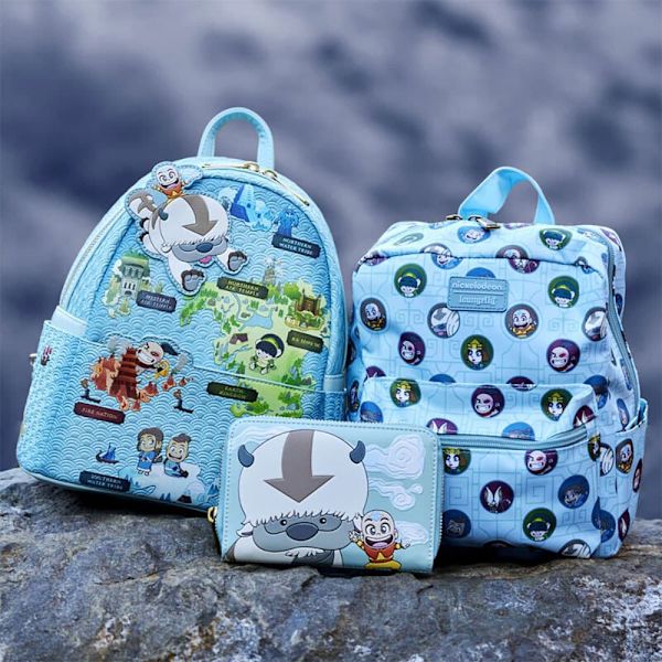 Loungefly Mini Reversible The Last Airbender Map Rygsæk Flerfarvet