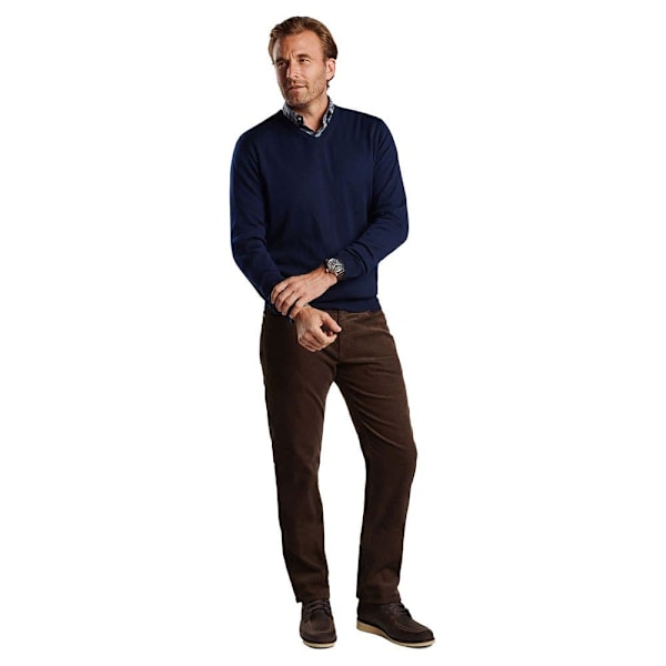 Peter Millar Tröja Med V-ringning Autumn Crest Merino V-ringad Brun S Kvinna