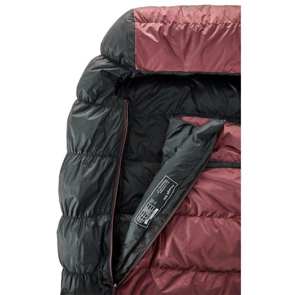 Nordisk Voyage 300 Sovsäck Röd,Svart Regular / Right Zipper