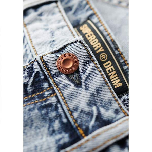 Superdry W7210317a Kort Kjol Blå 30 Kvinna