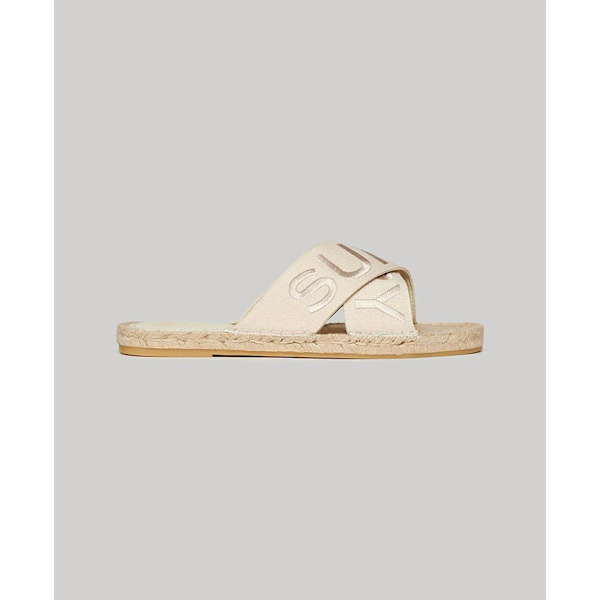 Superdry Cross Strap Espadrillot Kultainen EU 38 Nainen