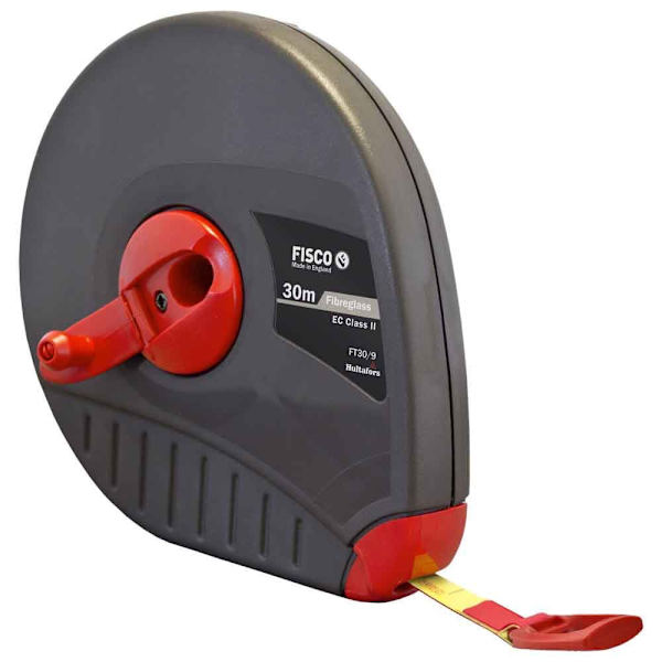 Fisco Måttband Futura 30 M Svart