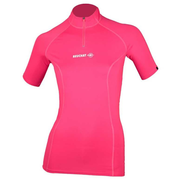 Beuchat Kortärmad T-shirt Kvinna Atoll Rosa L