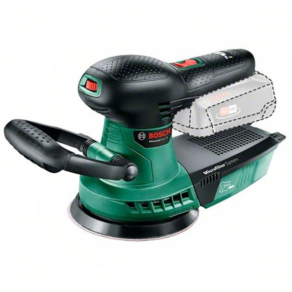 Bosch Professional Elektrisk Polermaskin Adcandedorbit 18 Baretool Silver EU Plug