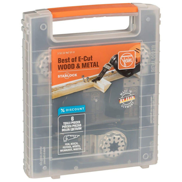 Fein Sågblad Trä Och Metall Best Of E-cut Starlock 6 Bitar Silver