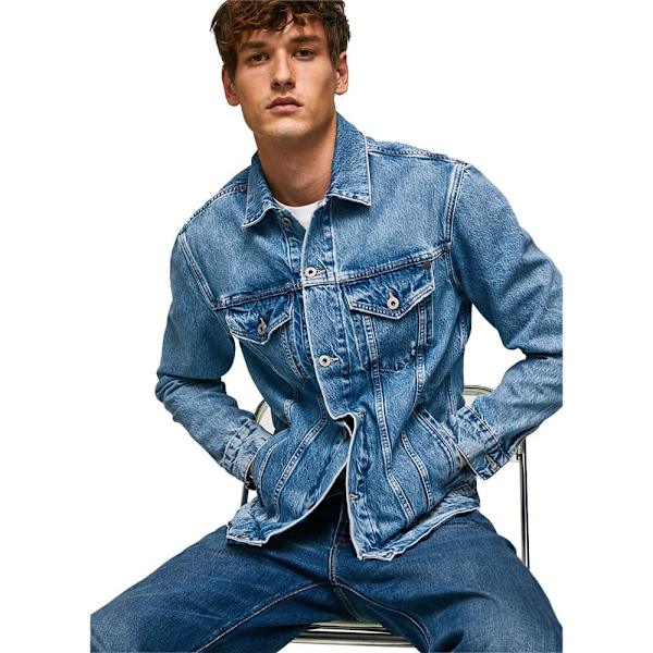 Pepe Jeans Pinners Jakke Blå M Kvinde