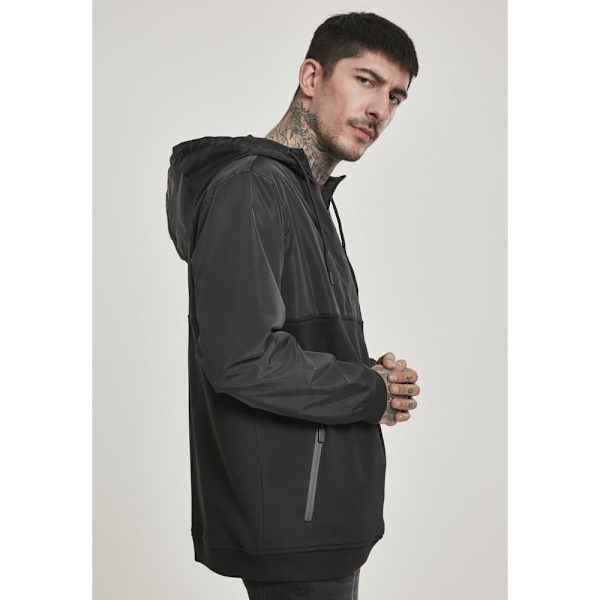 Urban Classics Military Half Zip Sweatshirt Sort M Mand