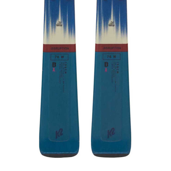 K2 Kvinna Alpina Skidor Disruption 76+erp 10 Quikclik Durchsichtig 149
