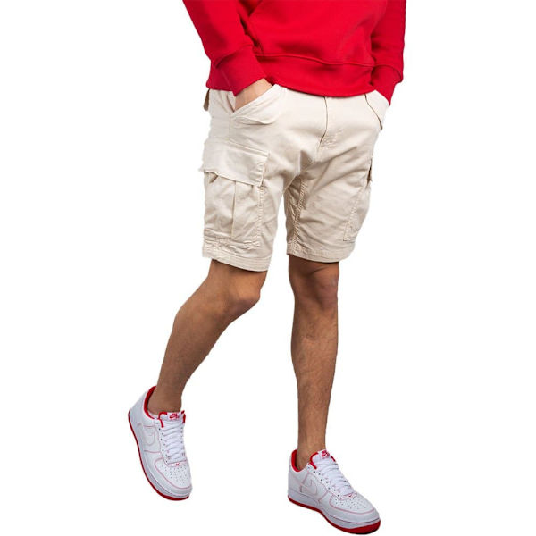Alpha Industries Crew Shortsit Valkoinen 38 Mies