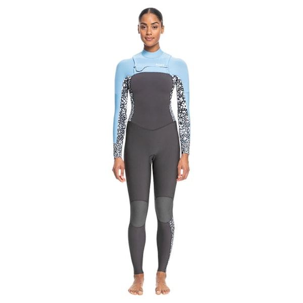 Roxy Langærmet Neoprendragt Foran Med Lynlås 4/3 Mm Swell Series Grå 6