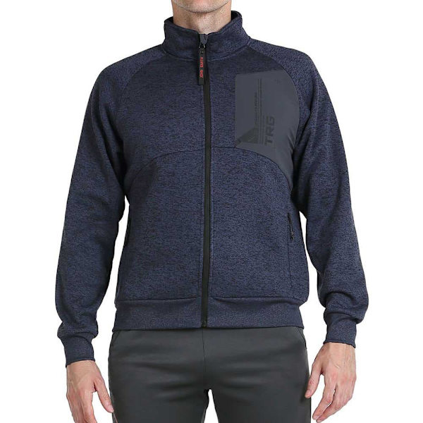John Smith Sweatshirt Med Fuld Lynlås Carana Blå XL Mand