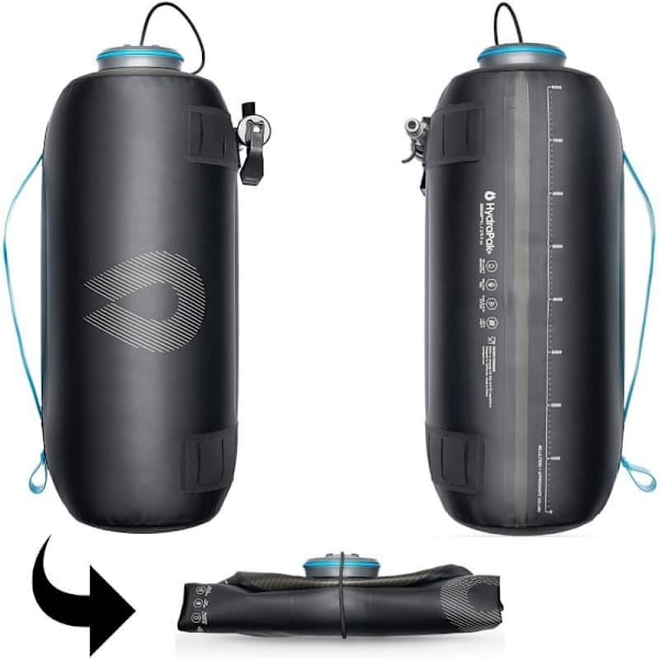 Hydrapak Blød Kolbe Expedition 8l Sort
