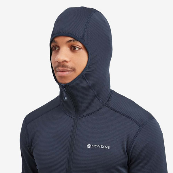 Montane Hættetrøje Fleece Protium Lite Blå L Mand