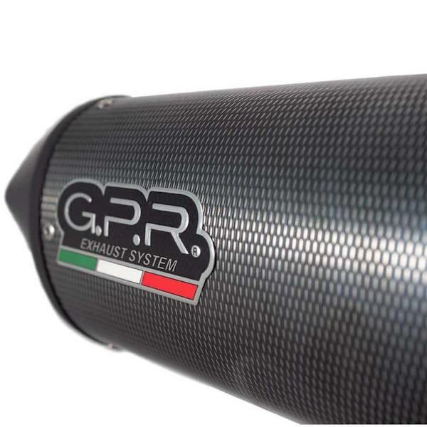 Gpr Exhaust Systems Homologeret Oval Lyddæmper Furore Poppy Suzuki Gsf 1250 Bandit/s 07-12 Ref:s.107.fupo Sort