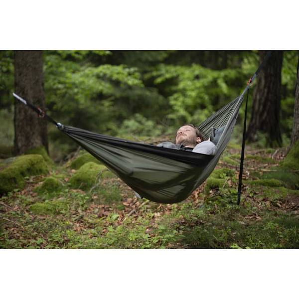 Cocoon Riippumatto Travel Double Set Vihreä 285 x 190 cm