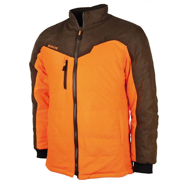 Somlys Vändbar Jacka Thermo Hunt Grönt,Orange 4XL