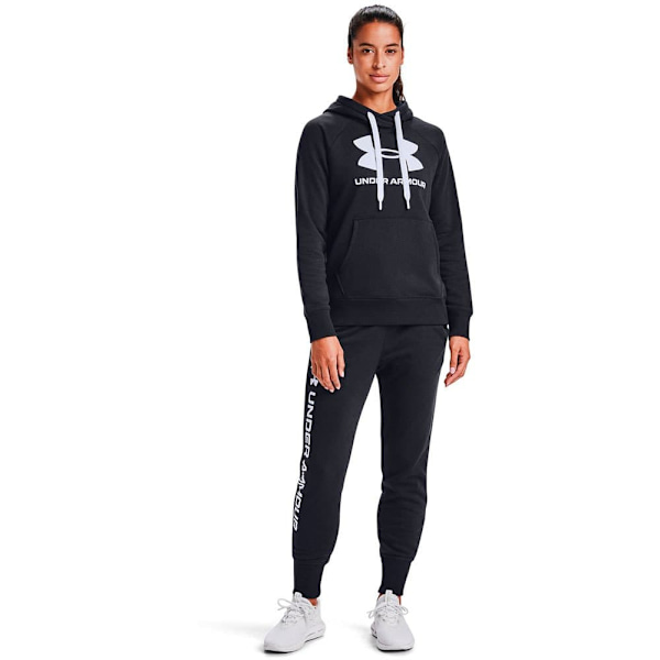 Under Armour Luvtröja Logo Rival Svart S Kvinna
