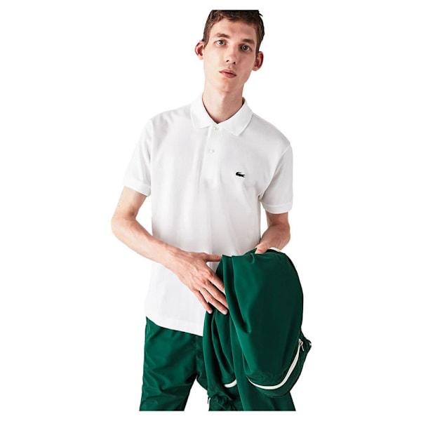 Lacoste Caiman Lyhythihainen Pikeepaita Valkoinen XL Mies