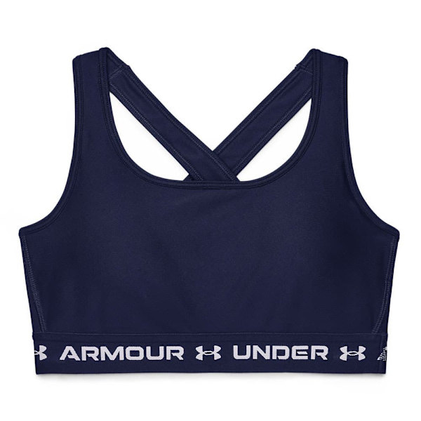 Under Armour Top Medium Support Crossback Blå M Kvinde
