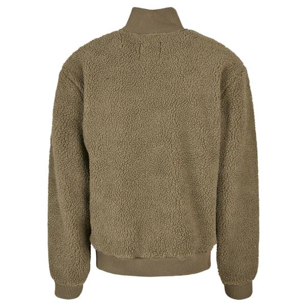 Urban Classics Jakke Boxy Sherpa Grøn M Mand