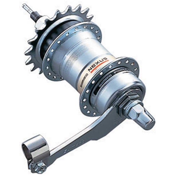 Shimano Takaosa Nexus 3c41 3s Hopeinen 36H / 10 x 120 mm