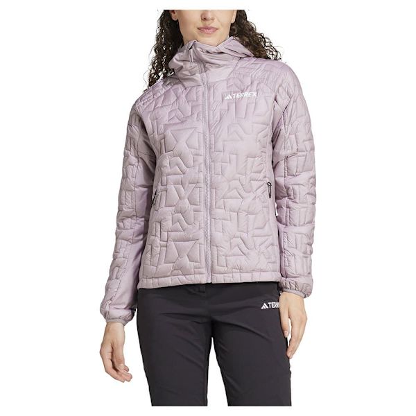 Adidas Terrex Xperior Primaloft Loose Fill Insulated Jacka Lila M Kvinna