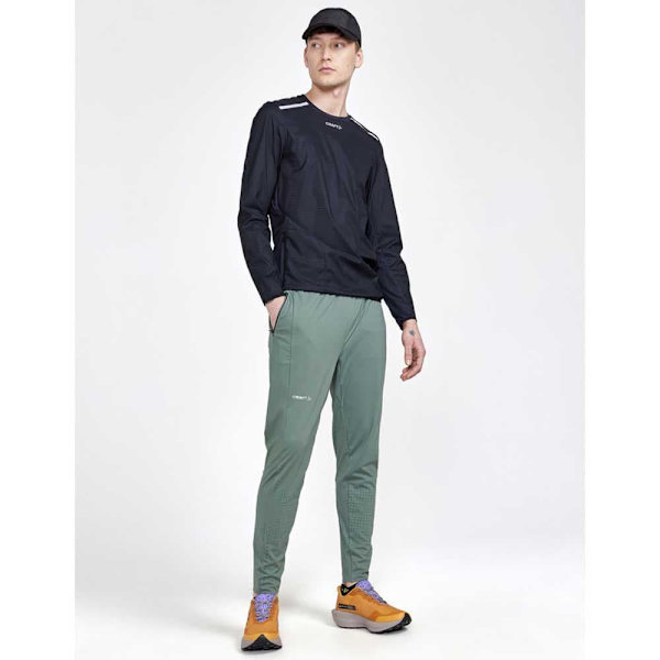 Craft Langærmet Basislag Pro Hypervent Wind Top Sort L Mand