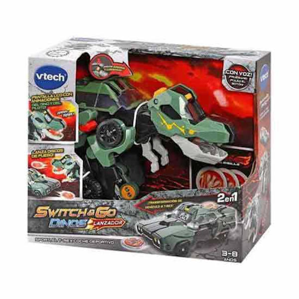 Vtech Sportsvogn Actionfigur Switch And Go Dinos The T-rex Gylden