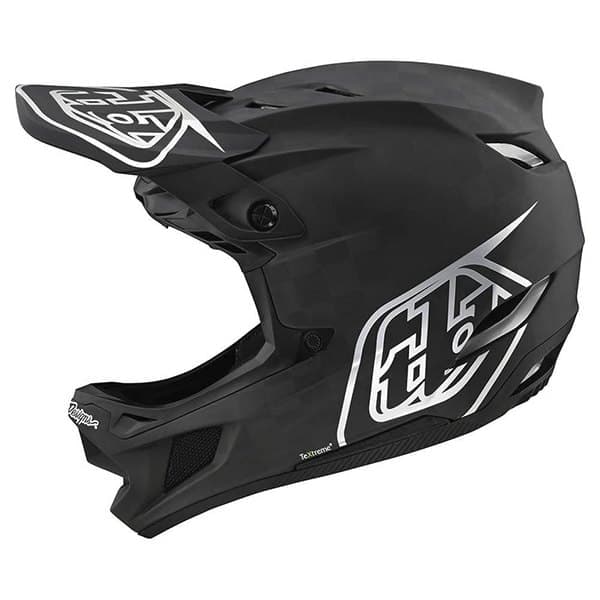 Troy Lee Designs Carbon Downhill Hjelm D4 Sort L