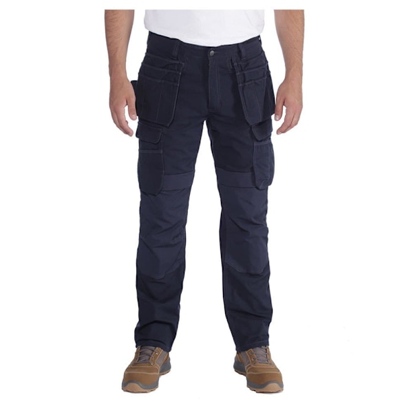 Carhartt Bukser Med Afslappet Pasform Steel Multi Pocket Tech Blå 36 / 32