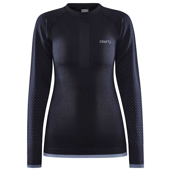 Craft Adv Warm Intensity Langærmet Baselayer Blå M Kvinde