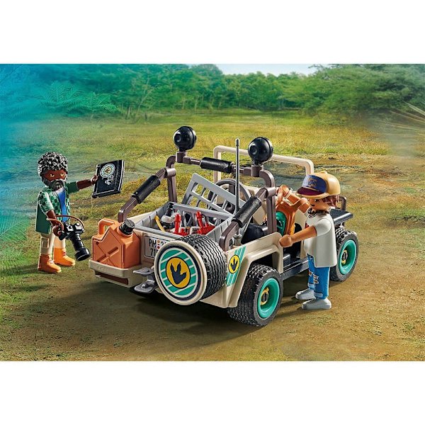 Playmobil Forskningsläger Med Dinos Konstruktionsspel Con