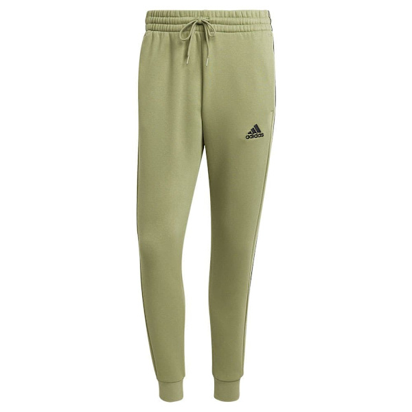 Adidas Essentials Fleece 3 Stripes Tapered Cuff Joggers Grönt XL / Regular Man