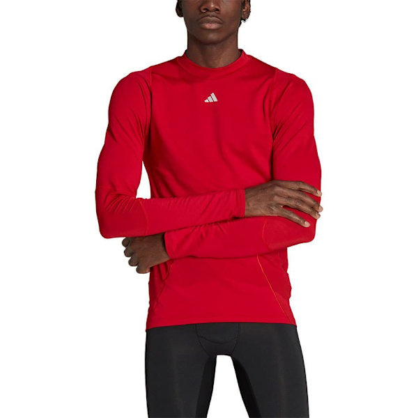 Adidas Långärmad T-shirt Tf Cr Röd L / Regular Man