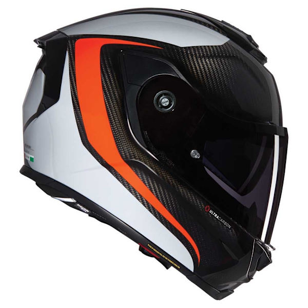 Nolan X-903 Ultra Carbon Intrigo Fullface-hjälm Svart L