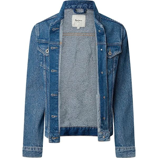 Pepe Jeans Regular Jeansjacka Blå M Kvinna