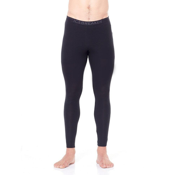 Icebreaker Leggings 175 Everyday Merino Sort L Mand