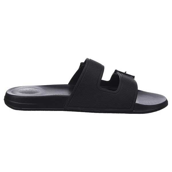 Fitflop Slides Iqushion Two-bar Buckle Svart EU 46 Man