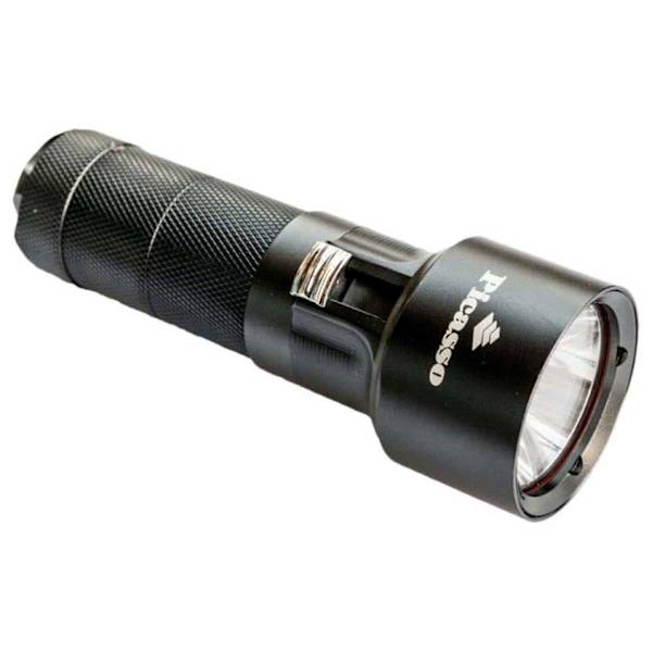 Picasso Genopladelig Led Lommelygte Venus Mini Sort