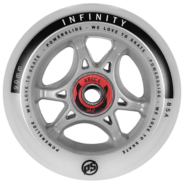Powerslide Infinity 90 Rtr Abec9/spacer Skøjtehjul 4 Enheder  90 mm / 85A