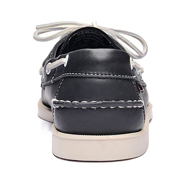 Sebago Nautisk Docksides Portland Leather Blå EU 41 1/2 Man