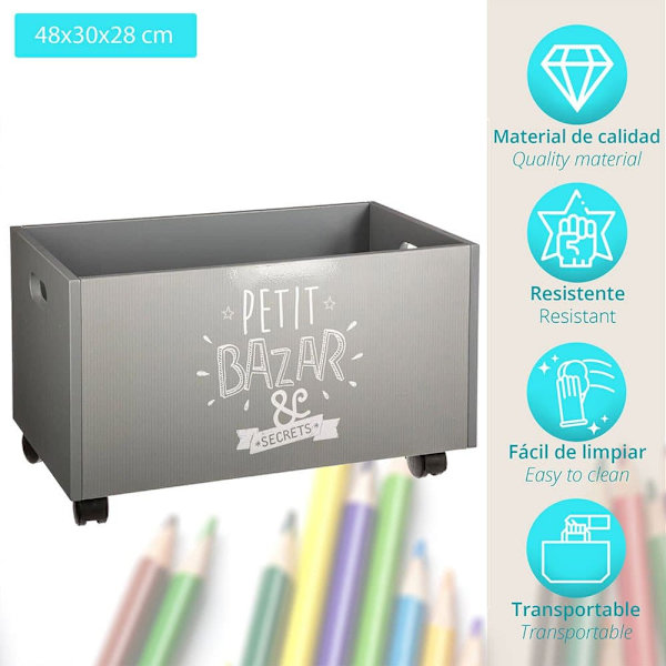Atmosphera Box Förvaring Silver