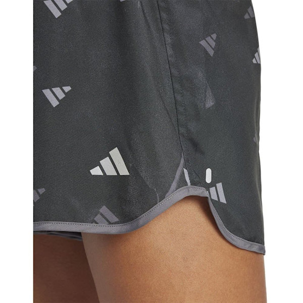 Adidas Shorts Run It Bl 3´´ Grå XL Kvinna